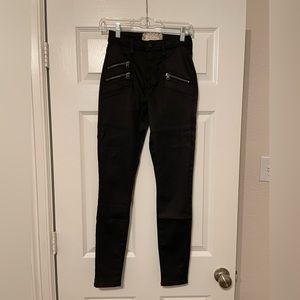 black jeans moto style